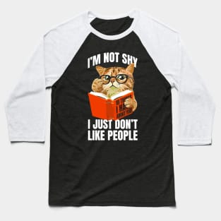 I Hate People Baseball T-Shirt